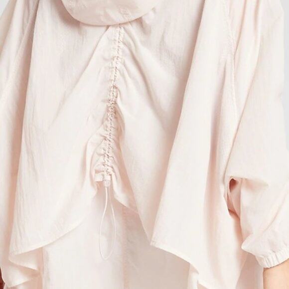 Athleta Canopy Parachute Jacket Long Pink Size Small NWT - Picture 8 of 11
